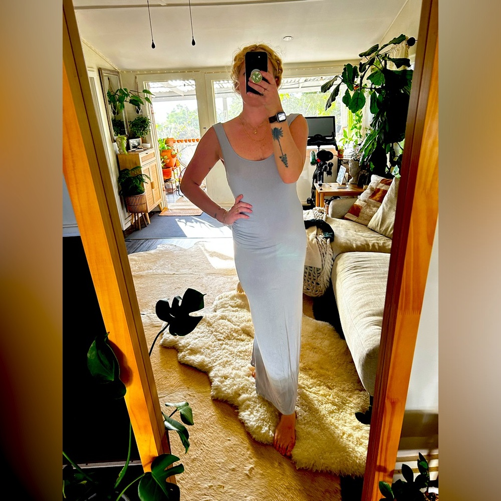 Buttery Soft, Slightly Seethrough Maxi Dress
